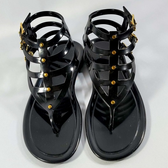 Jimmy Choo Margot Gladiator Jelly Sandals Size 37 - Picture 2 of 11